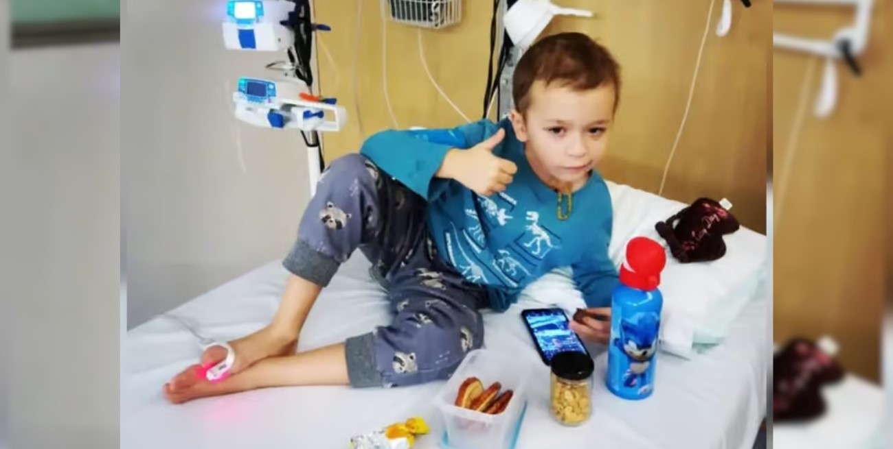 Continúa la campaña solidaria por Nico, el nene de Rosario que lucha contra el cáncer en Barcelona