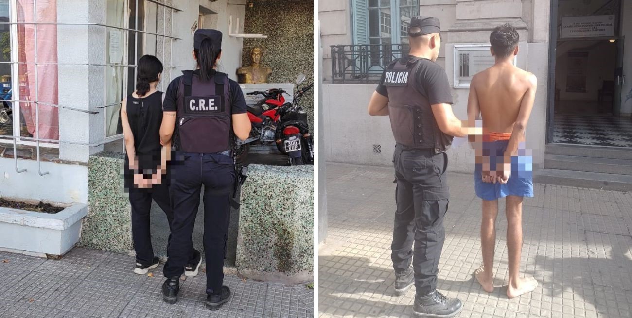 Pareja fue detenida tras asaltar a un taxista en el Fonavi Don Bosco