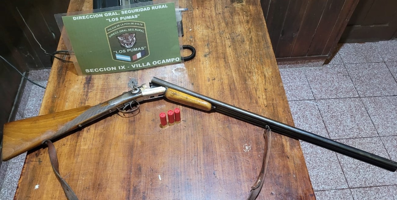 Secuestraron tres armas en distintas localidades de Santa Fe