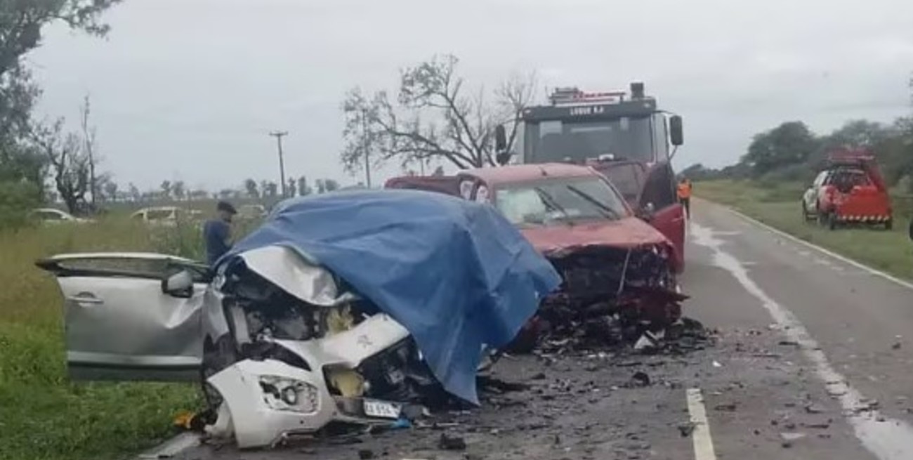 Córdoba: dos nenas y dos mujeres muertas en un choque frontal en la Ruta Provincial 13