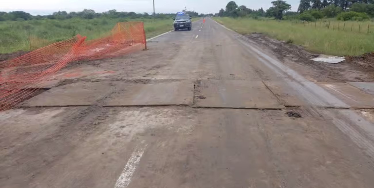 Tras un día de rebeldía, inundados permitieron restablecer el paso por la Ruta 40