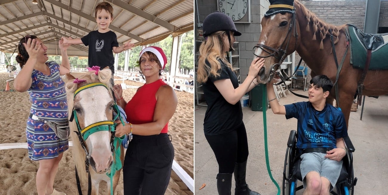 La equinoterapia para chicos con discapacidad en en crisis