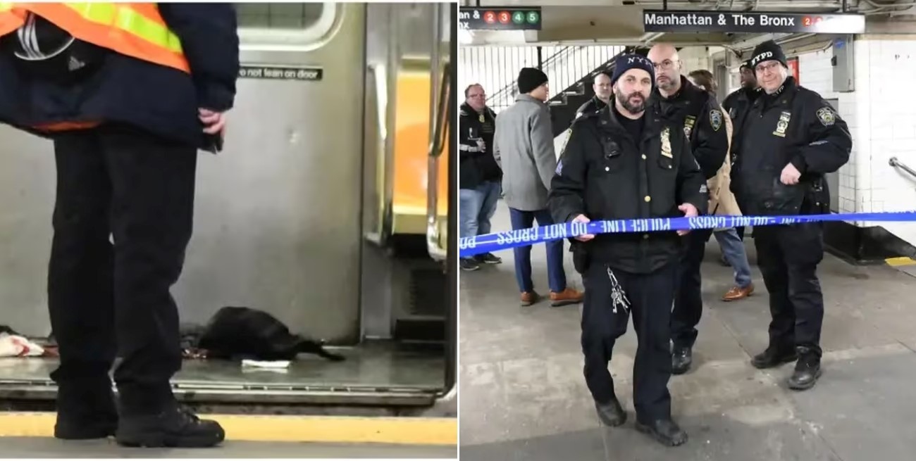 Asesinaron a un hombre en el subte de Nueva York por intentar mediar en una pelea 