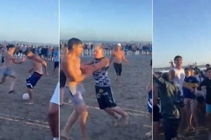 El "picado" en Mar del Plata casi termina a las piñas. 