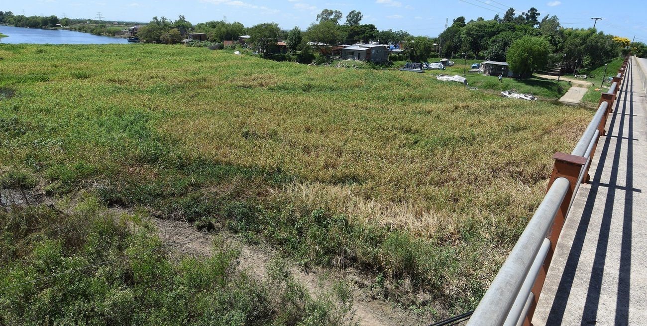 Esta semana comenzarían a remover el embalsado del riacho Santa Fe 