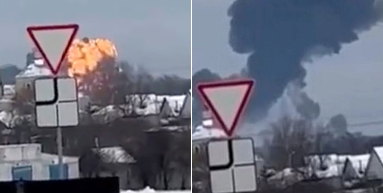 Video: se estrelló un avión militar ruso que transportaba prisioneros ucranianos