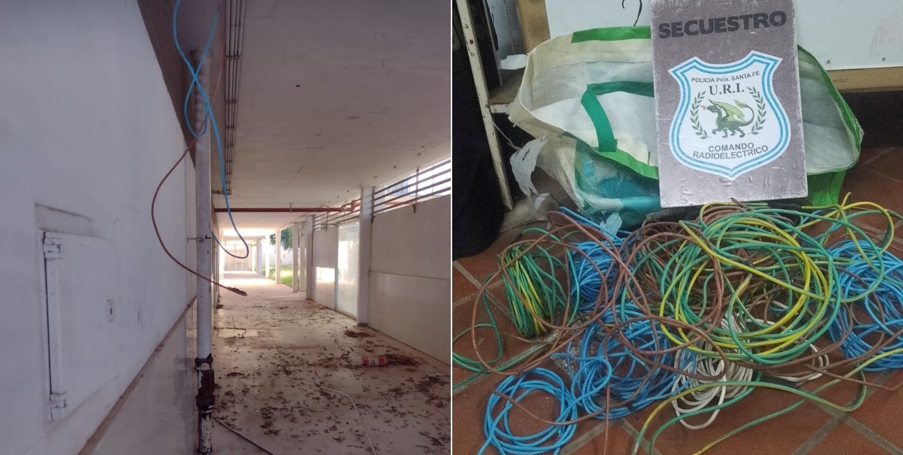 Dos detenidos por robar cables en una escuela de enfermería 