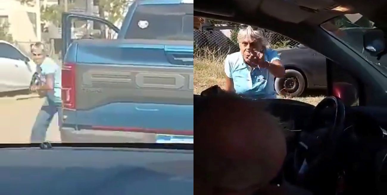 Video: una mujer chocó a su exmarido, lo atacó con un bate de béisbol y fue detenida