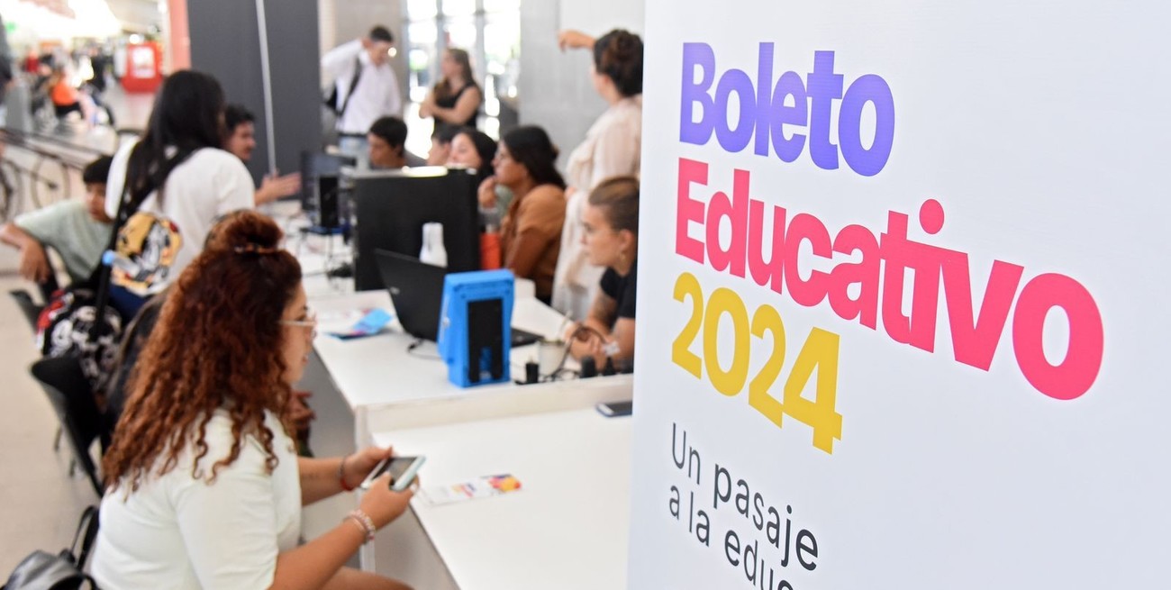 Boleto Educativo 2024: la primera semana ya sumó más de 100 mil inscriptos