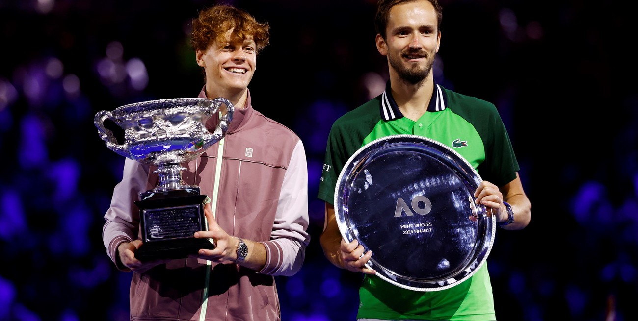 Australian Open: Jannik Sinner venció a Medvedev y ganó el primer Grand Slam de su carrera
