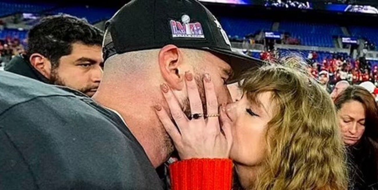 Video: ganaron los Kansas City Chiefs y Taylor Swift y Travis Kelce festejaron a los besos