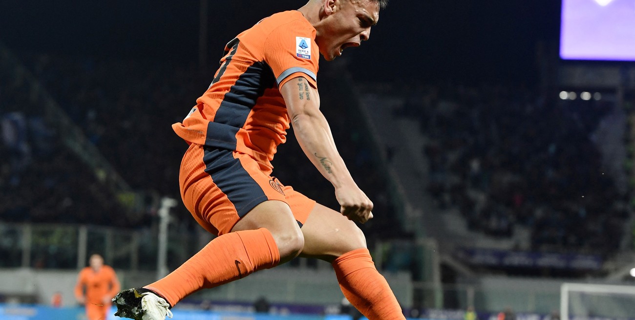 Lautaro Martínez marcó para que Inter vuelva a liderar la Seria A italiana