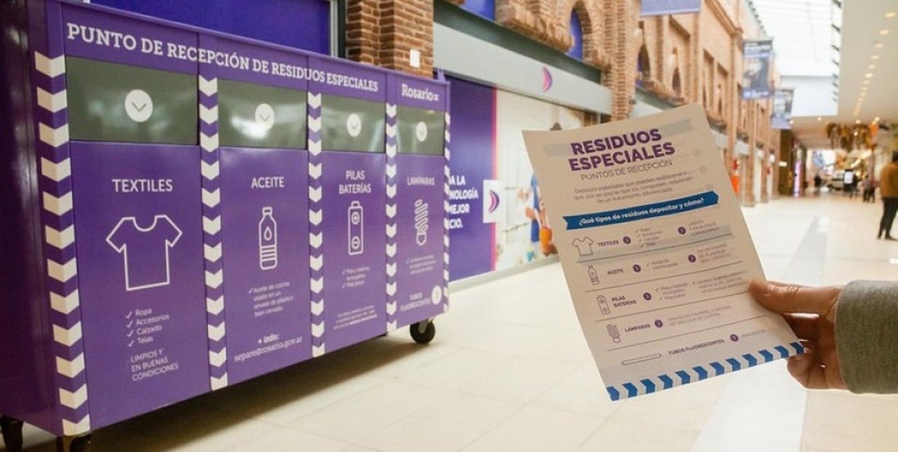 Rosario cuenta con nuevos puntos de recepción de residuos especiales y aceite usado