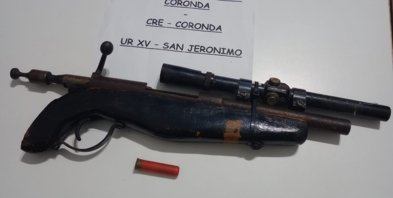 Una mujer denunció amenazas y le descubrió un arma de fuego a su ex pareja