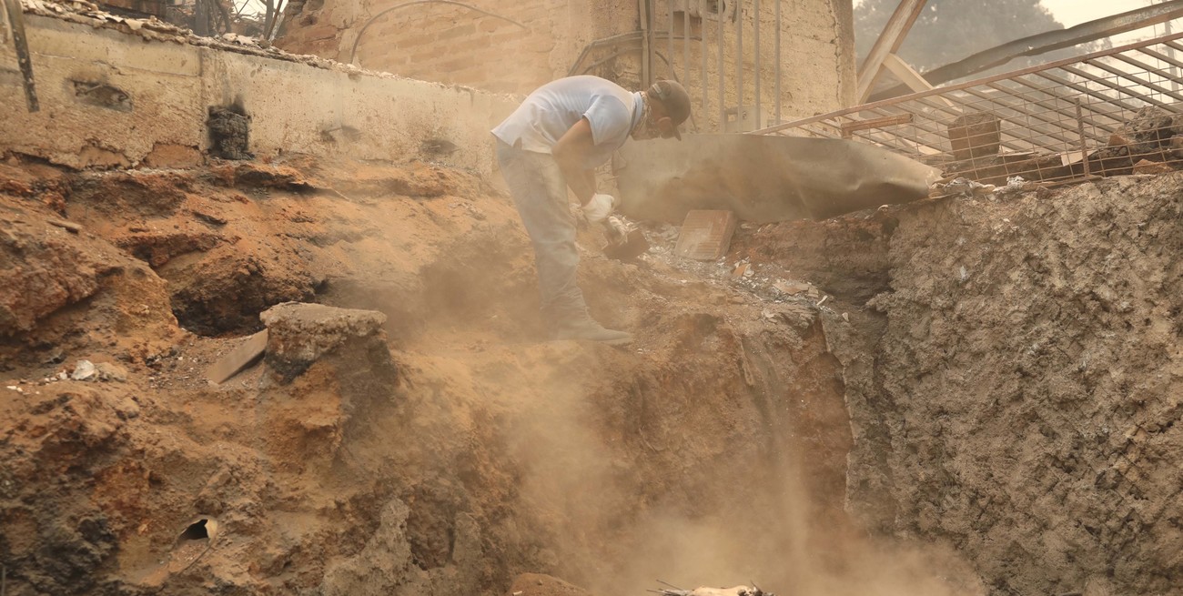 Se confirmó la muerte de 46 personas por los incendios forestales en el centro de Chile