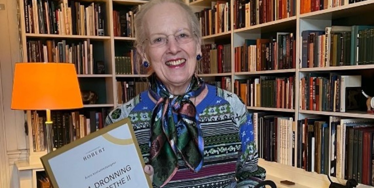 Mejor vestuario: Margarita de Dinamarca, ganadora de un premio Robert