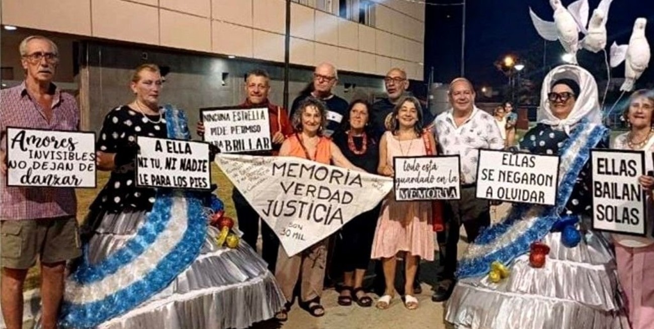 Carnaval de Concordia: Emoción por un homenaje a madres y abuelas de Plaza de Mayo