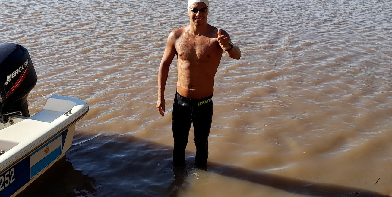 Martín Carrizo honra la memoria de su padre con un récord en el río San Javier