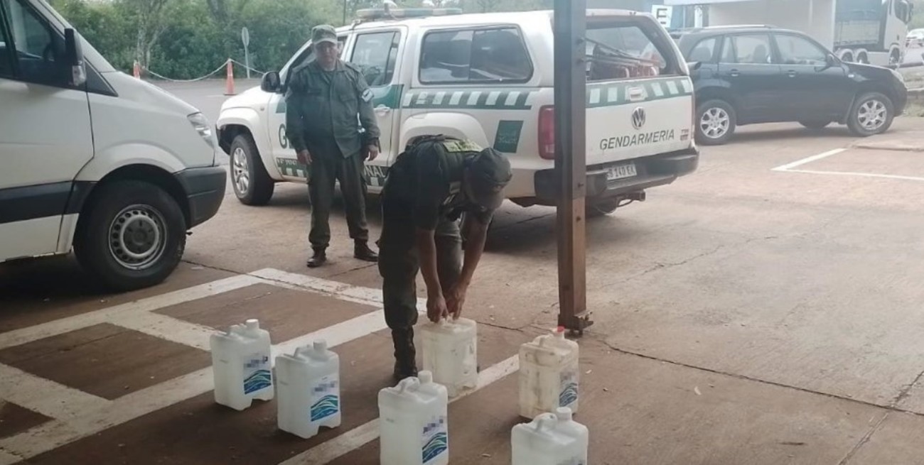 Detuvieron a un camionero que transportaba ketamina y metilamina en Misiones