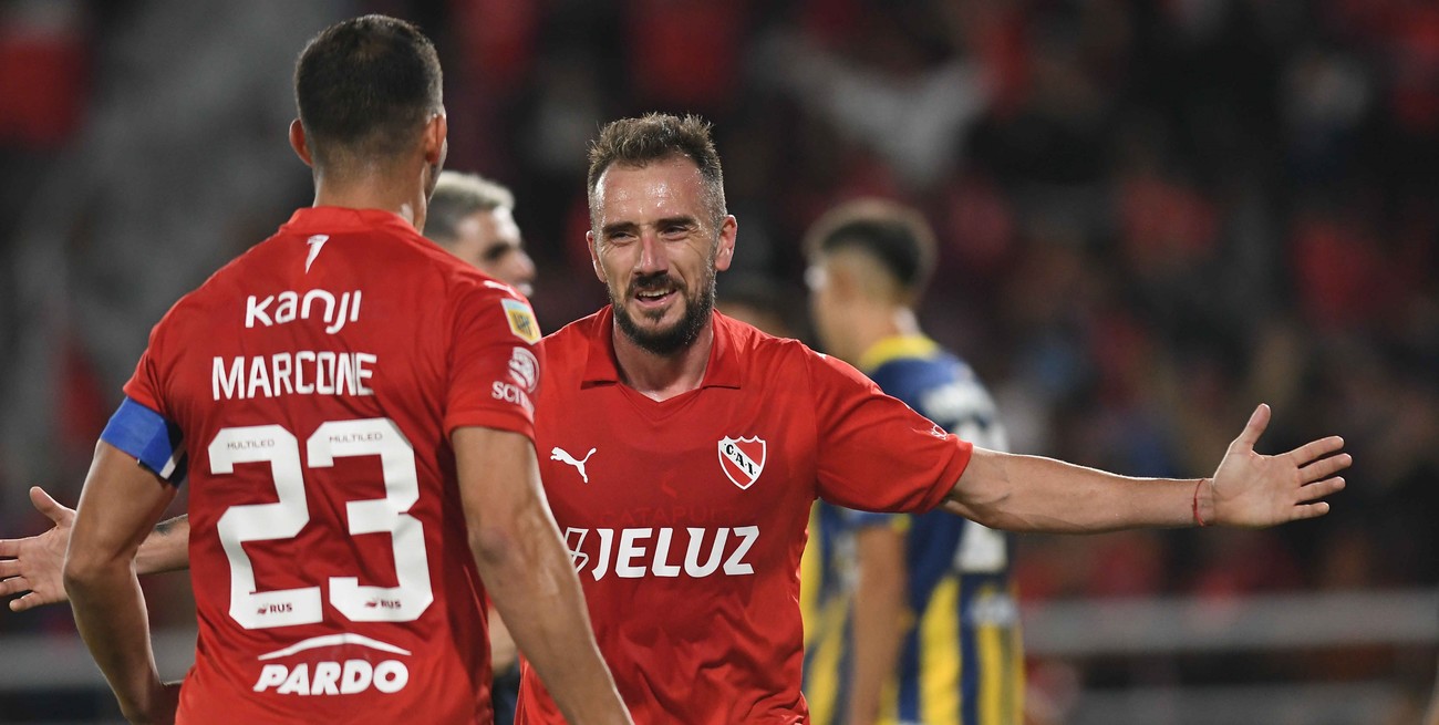 Independiente derrotó a Rosario Central y alcanzó la punta