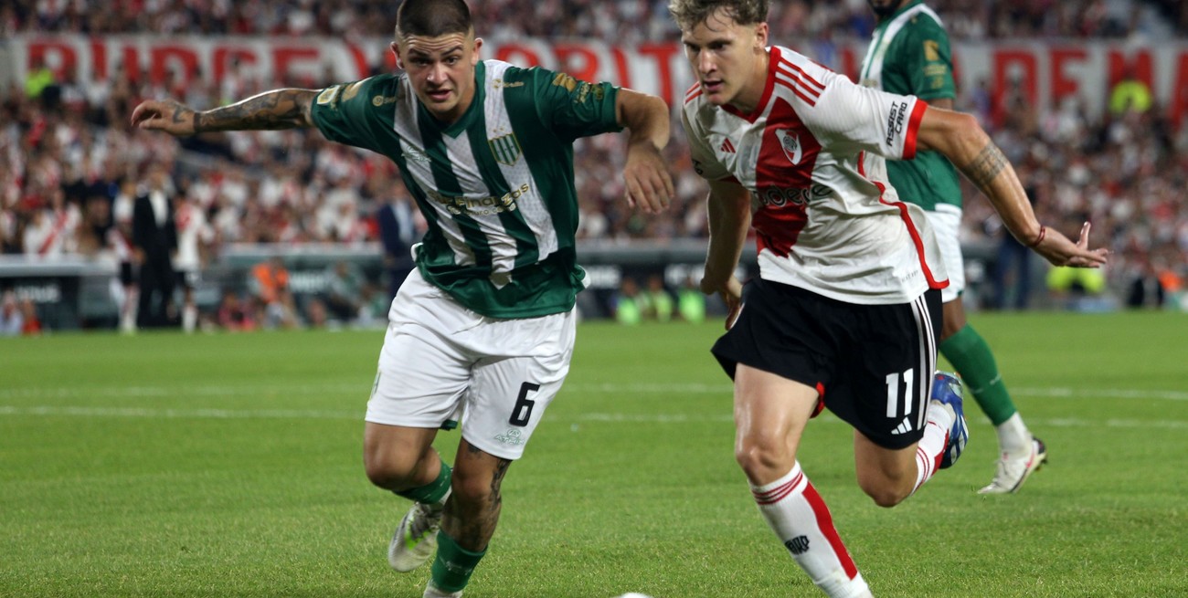 River rescató un empate agónico  ante Banfield en el Monumental