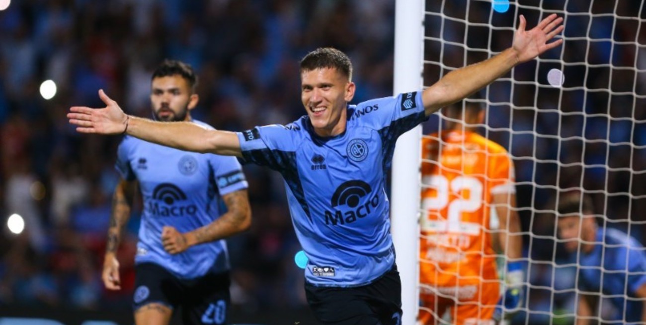 Belgrano revirtió el marcador y goleó a Sarmiento