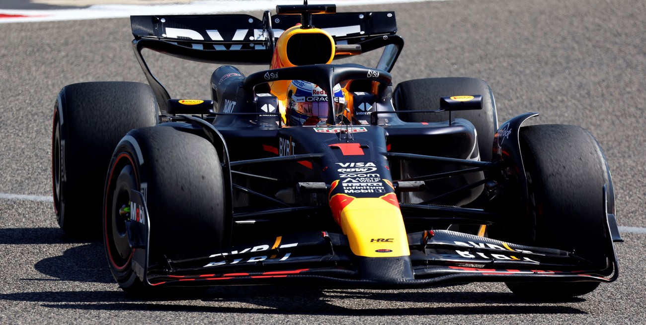 Fórmula 1: Verstappen domina el primer día de ensayos en Bahrein