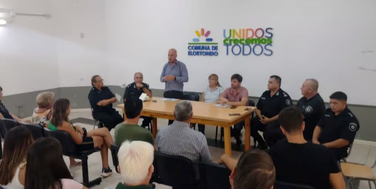 Encuentro abierto por la seguridad en Elortondo