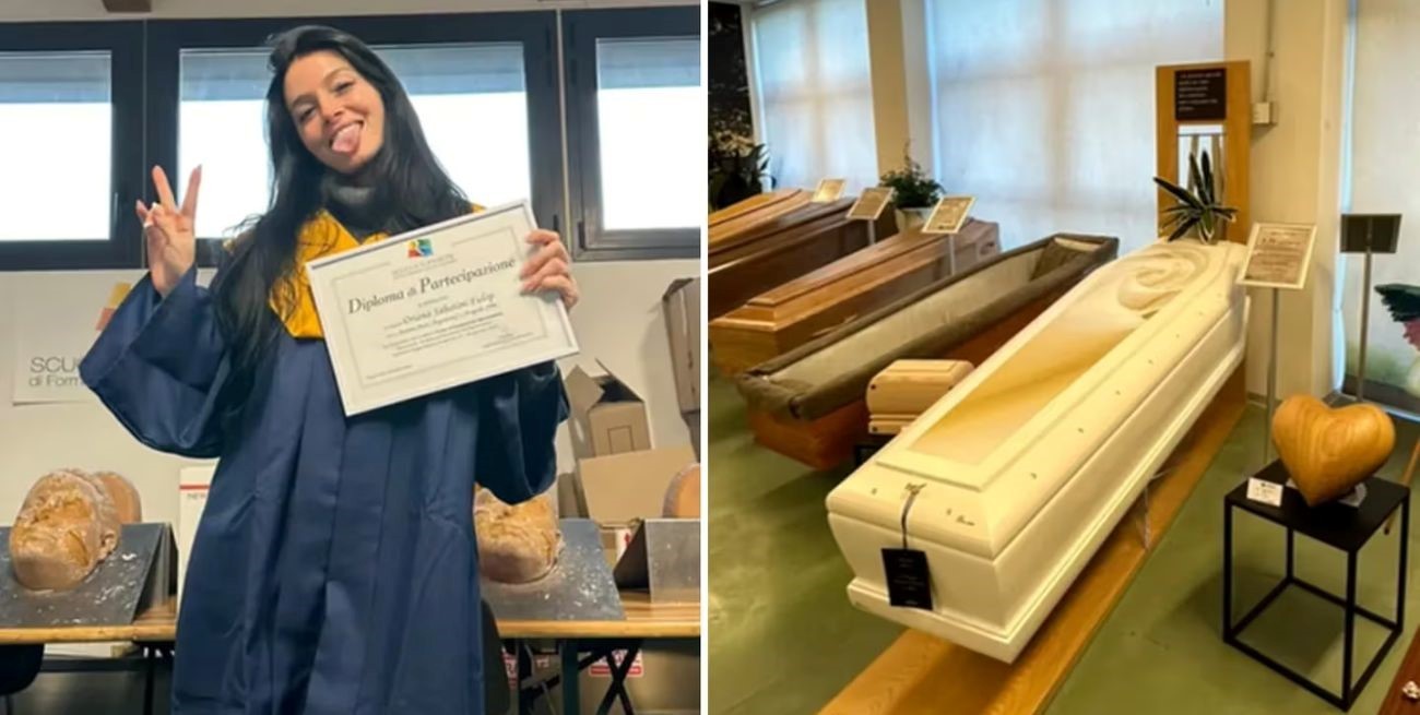 Oriana Sabatini terminó un curso de tanatopraxia: prácticas que se realizan sobre cadáveres 