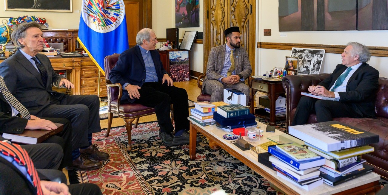 Encuentro con Luis Almagro, para promover la paz y el diálogo interreligioso en la región