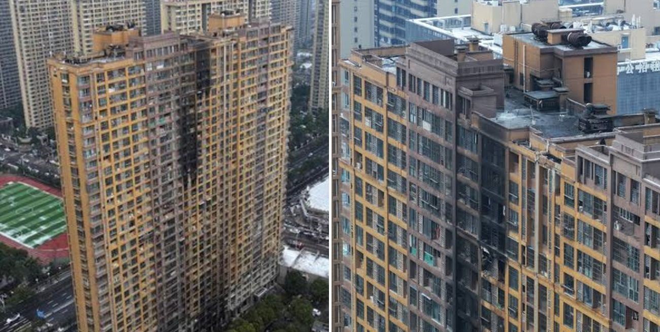 Al menos 15 muertos al incendiarse un edificio en el este de China