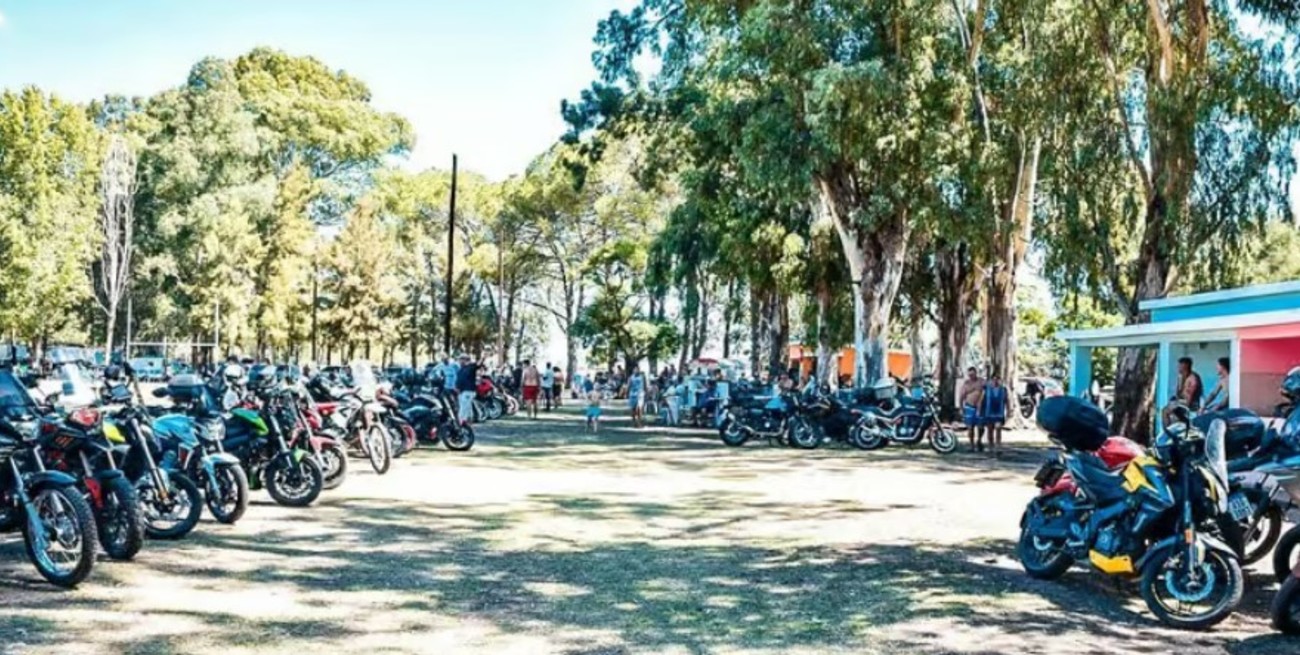 Llega a Teodelina el tercera Juntada Motera en Balneario El Edén