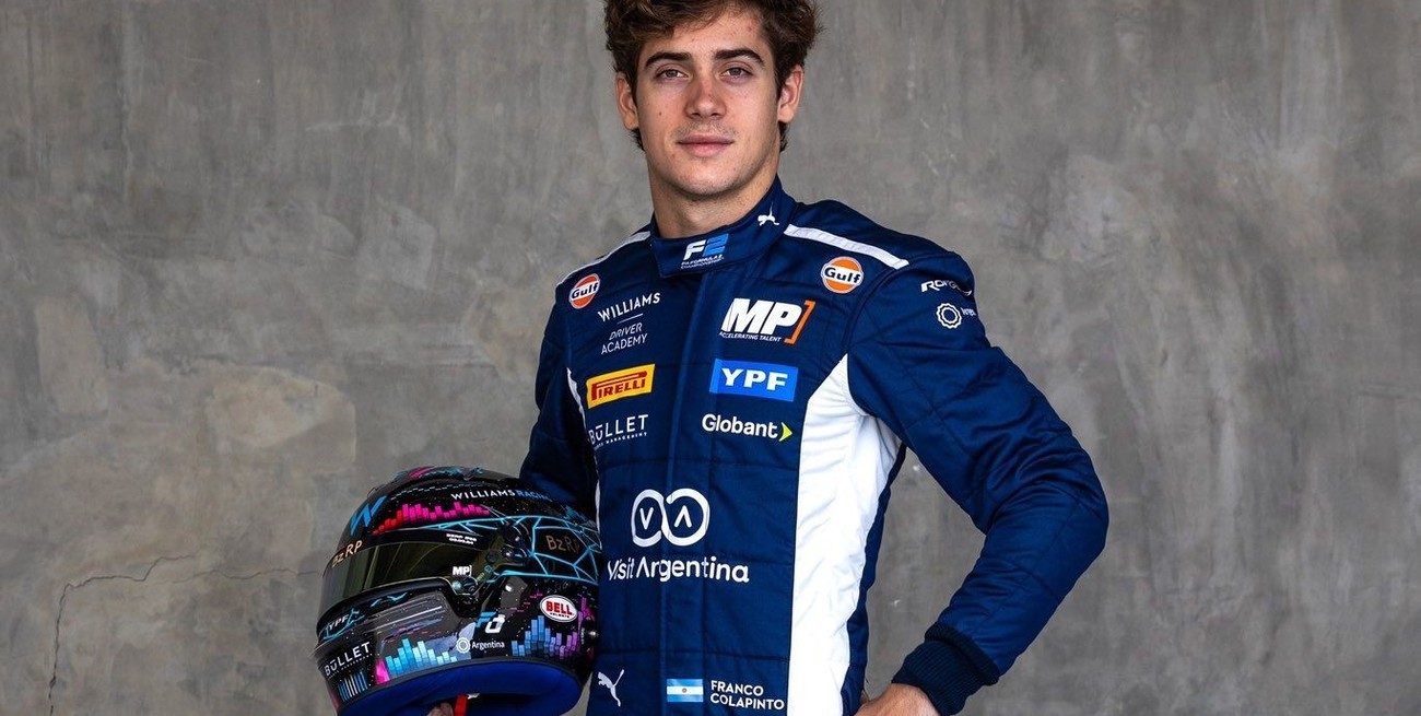 Franco Colapinto inicia su primera temporada en la Fórmula 2 