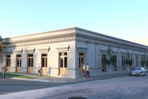 El render es de hace algunos años. Se mostraba cómo quedaría la emblemática casa. Crédito: Archivo El Litoral