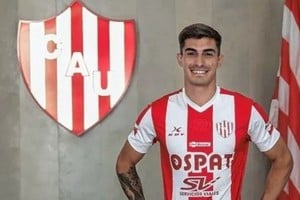 Valentín Fascendini suma 46 partidos, sin goles, con la camiseta de Unión.