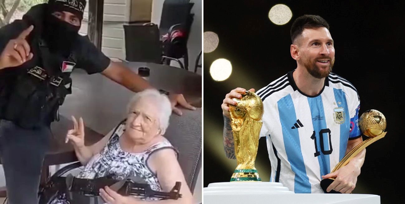 Una señora se salvó de ser secuestrada por Hamás por nombrar a Messi