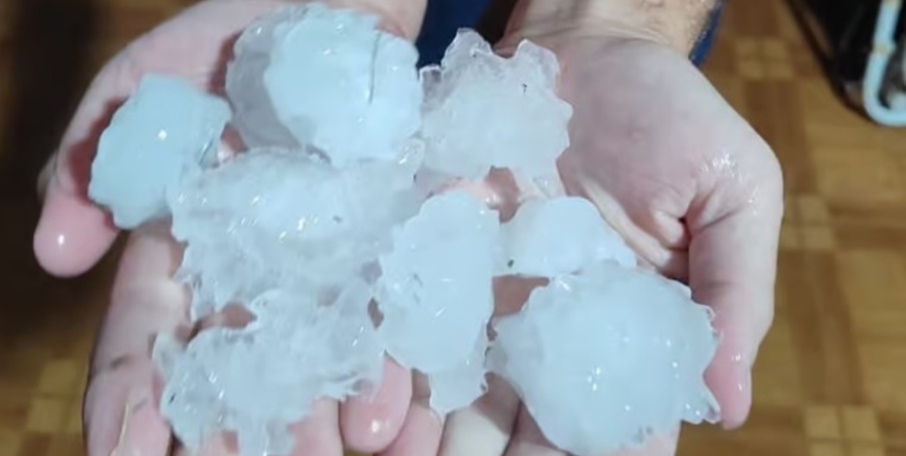 Intensa tormenta eléctrica, con granizo y abundante lluvia en Venado Tuerto y la región