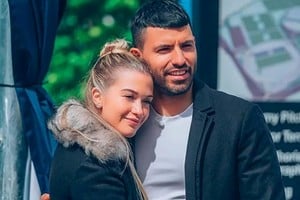 Sergio Agüero y Sofía Calzetti. 