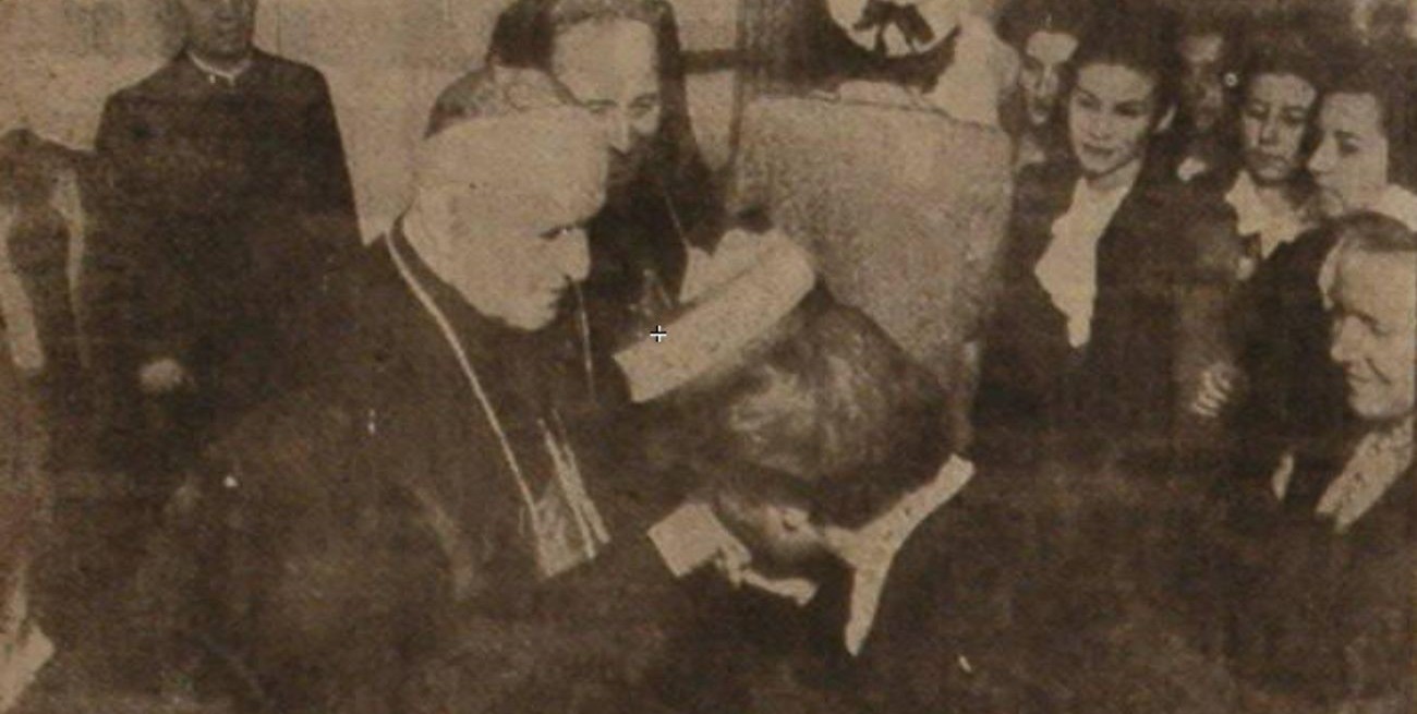 El embajador de Pío XII que admiró las obras del Rosa Galisteo
