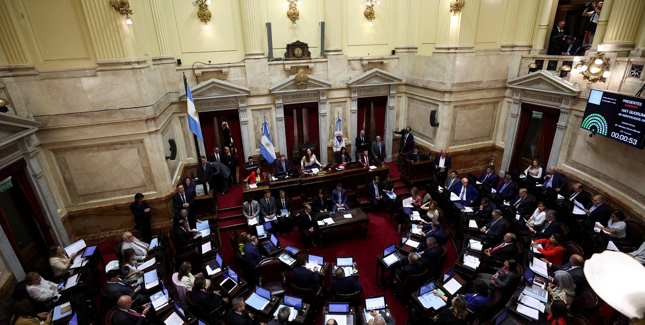 El Senado de la Nación votó el rechazo al DNU 70/2023 de Javier Milei