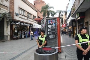 El local donde se cometió el crimen de "Pelusa" Farias en febrero de 2024. 