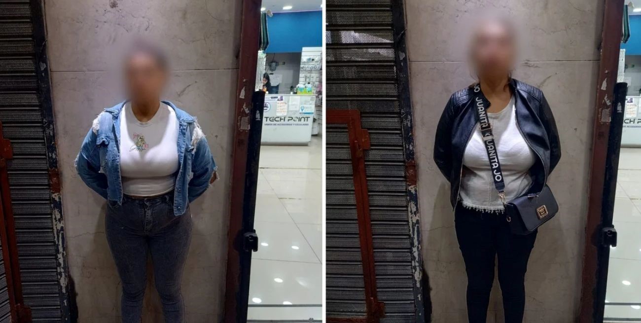 Video: detuvieron a dos mecheras tras un intento de robo en Caballito