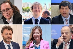 Osvaldo Giordano, Iñaki Gutierrez, Sebastián García de Luca, Omar Yasin, Flavia Royon y Guillermo Ferraro. Crédito: Noticias Argentinas.