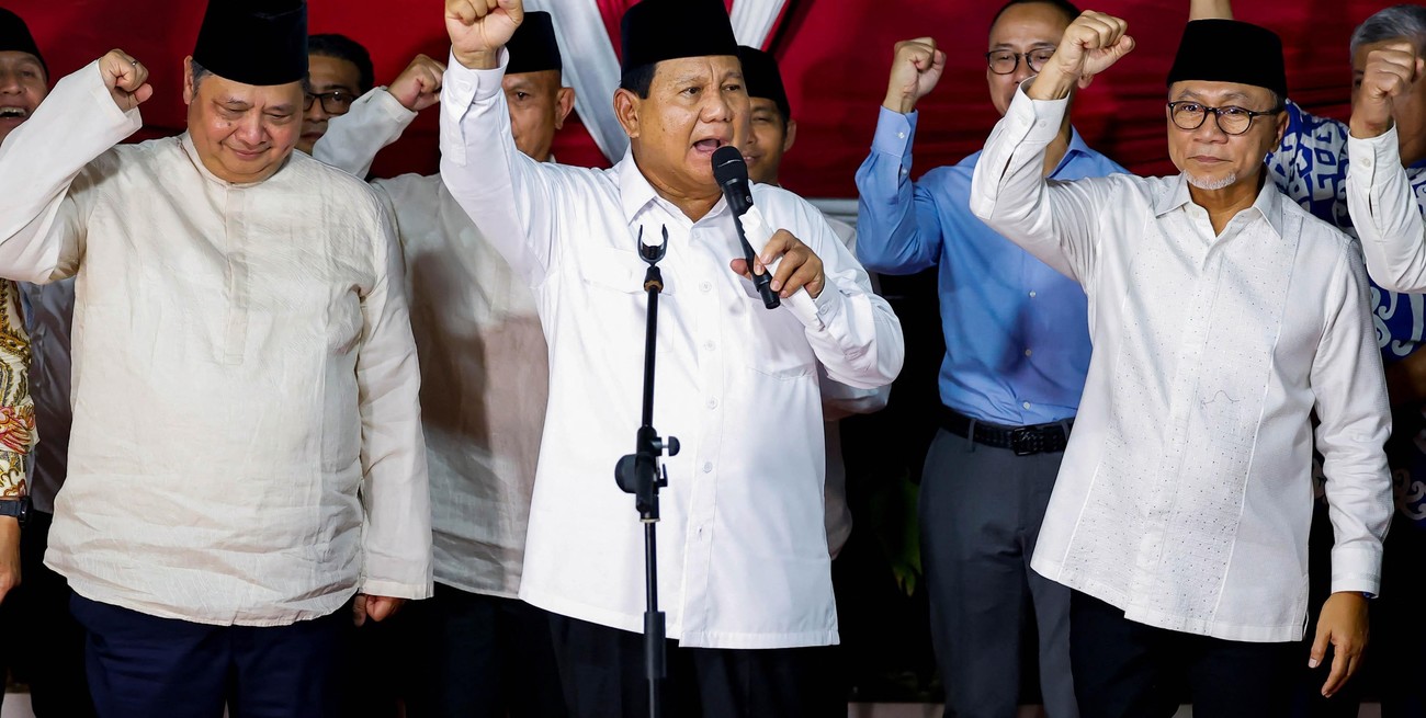 Prabowo Subianto ganó la elección presidencial en Indonesia