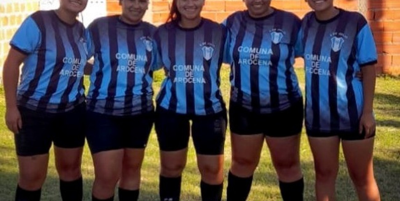 Cinco hermanas jugarán en la Liga Galvense de Fútbol para 9 de Julio de Arocena