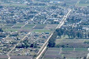 Ocurrió en una casa del barrio Las Mercedes de la ciudad de Recreo. Foto: Fernando Nicola.