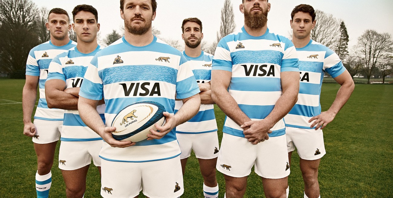 Tras el cambio de marca, se presentaron las nuevas camisetas de Los Pumas