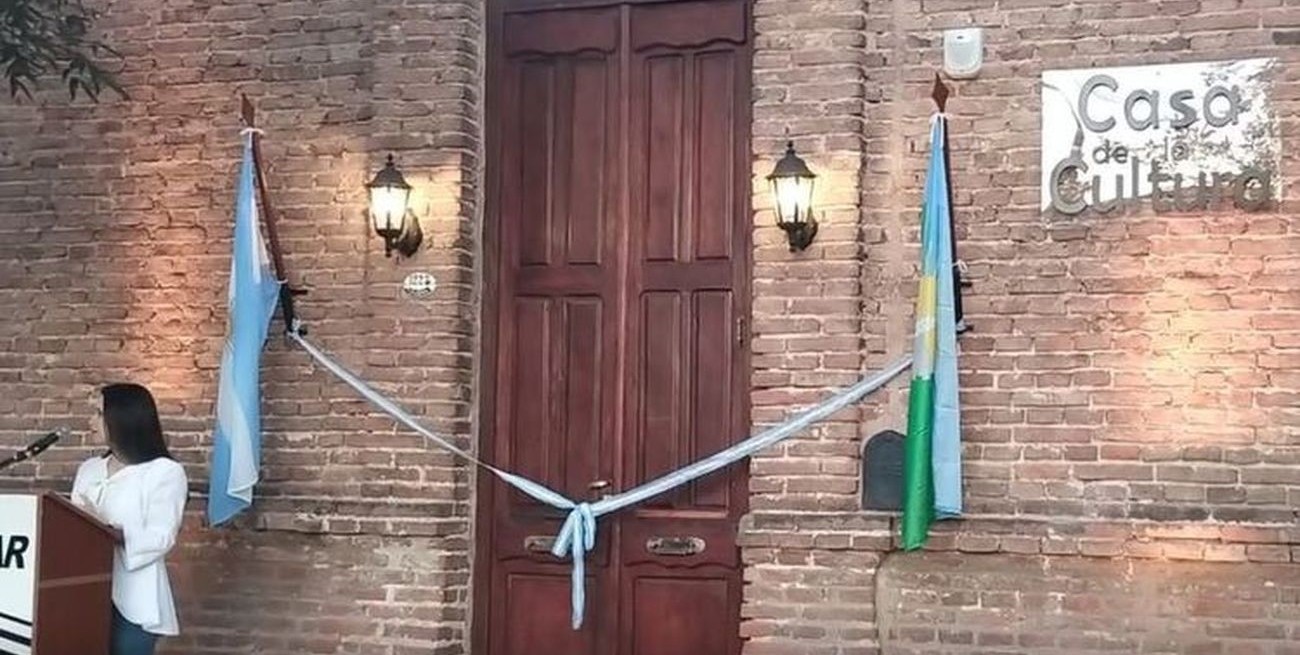 Con actividades artísticas y musicales, se inauguró la Casa de la Cultura en Pilar