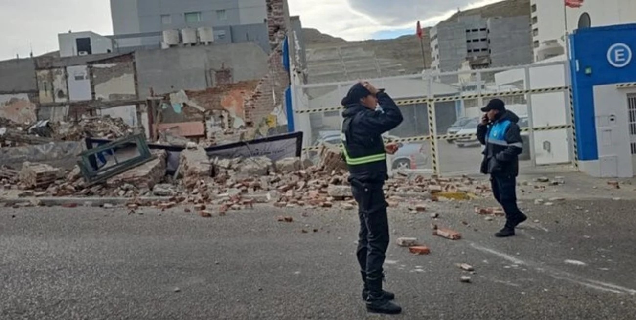Un fuerte temporal de viento azotó a Comodoro Rivadavia