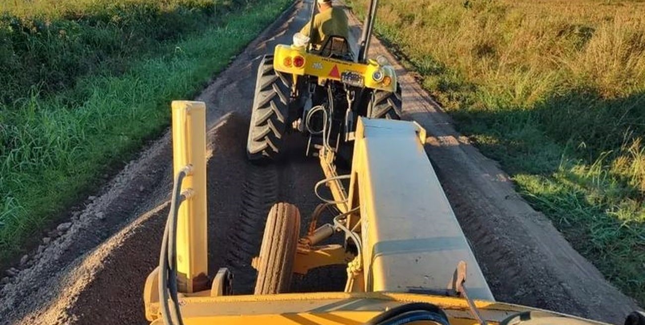 Caminos de la Ruralidad : comenzó la última etapa de la obra del programa en María Luisa